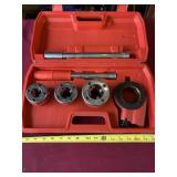 Pipe threader kit in case.