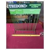 Tridon Automotive clamps steel display rack.