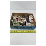 Box full of advertising matches