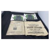 Parts book for an Oliver and advertising books