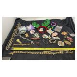 Bracelets Christmas holiday, brooches, necklace