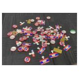 Johnson and Humphrey advertising 1964 pins  for