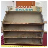 Vintage Camel cigarettes metal display with some