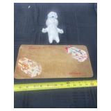 Pillsbury doughboy with vintage cutting board
