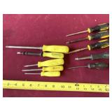 Stanley and Evercraft screwdrivers