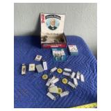 Charles DENBY cigar box, hardware keychains,