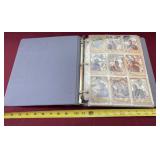 Binder with Studio 1992 Leaf Inc. Baseball cards.