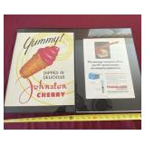 Framed Johnston Cherry Ice cream and Trailblazer