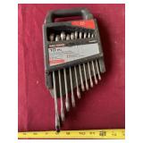 Task Force 10 piece combination wrench set.