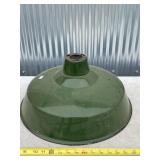 Ivanhoe Industrial green enamel lamp shade.