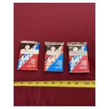 Three factory sealed Leaf Series 1991 Baseball