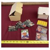 1992 and 1996 Nascar Pinnacle and Pro Set cards.