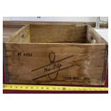 20 x 16.5 x 9 wooden Nu-Life crate