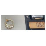 14 karat gold filled earrings .82g