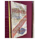 Pioneer seed corn 28 x 15 seed bag with tares.