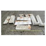 Galvanized metal decor pieces that came off Clay