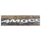Amoco plastic sign