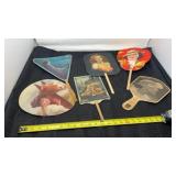 Vintage advertising fans