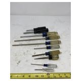 Craftsman screwdrivers and bit drivers.