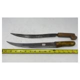 And could be Butcher knives or knives very old