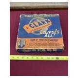Vintage Clark Bar empty box.
