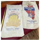 One bushel gunny sacks , Piper City and Clark
