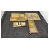 Advertising wall art, farmers union green