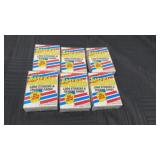 FLEER baseball superstars logo stickers and