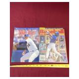 Beckett 1992 and 2000 Baseball card value guides.