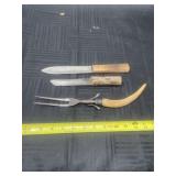 MILCO duct knife, knife, made with tape measure