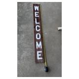 Wooden Welcome Sign