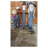 Wooden Scarecrow Yard Decor