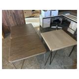 3 card tables