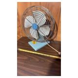 Vtg Metal Fan