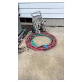 Hose Reel with Hoses