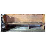 8ft Wooden Church Pew. This came from St. Joseph