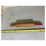 vintage primitive wooden rolling pin