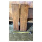 Wood Table Leaves and cabinet