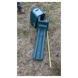 Plastic Mailbox and Stand