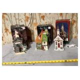 Ceramic Light Up Houses