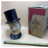 1976 W C Fields Kentucky Whiskey Decanter with