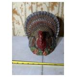 11-inch Brown, Red, and Blue Fall Harvest Turkey