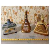 vintage Jim Beam whiskey decanters from the