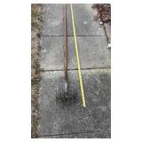 Lawn aerator or cultivator,