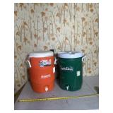 Igloo and Menards Coolers