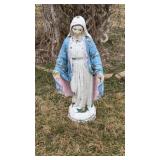 Virgin Mary Concrete Statue
