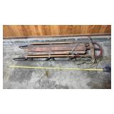 Vtg Wooden/Metal Sled