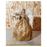 vintage-style porcelain angel Christmas tree