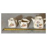 vintage mid-century modern ceramic tea