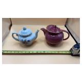 Hall Pink with Hold Trim Tea Pot, Teapot